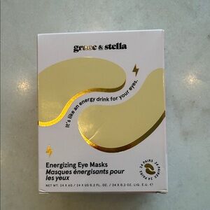 NIB Grace & Stella ENERGIZING Gold Eye Masks 24 pairs